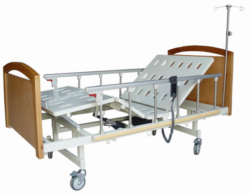 LK2008-2DERW Electric Two Functions Wooden Bed